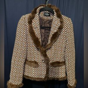 Y2k Blazer with faux fur
